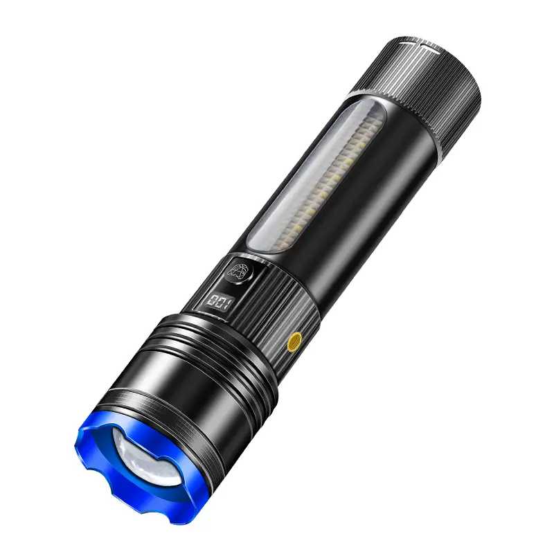 HY-M801-1 Rechargeable White Laser Flashlight with Power Bank Function