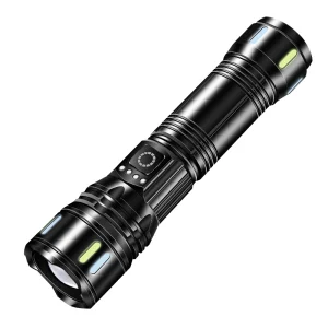 Wholesale Tactical Flashlight: M-711 White Laser Diode Searchlight whit Type-C Fast Charging,Zoomable Aluminum Gear For Outdoor Patrol $ Camping Emergrency