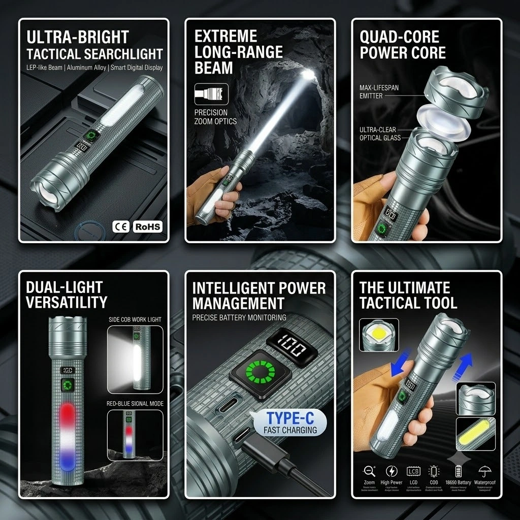 wholesale tactical flashlight factory (2)