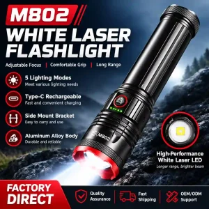 VZJlight M-802 Tactical Laser Flashlight